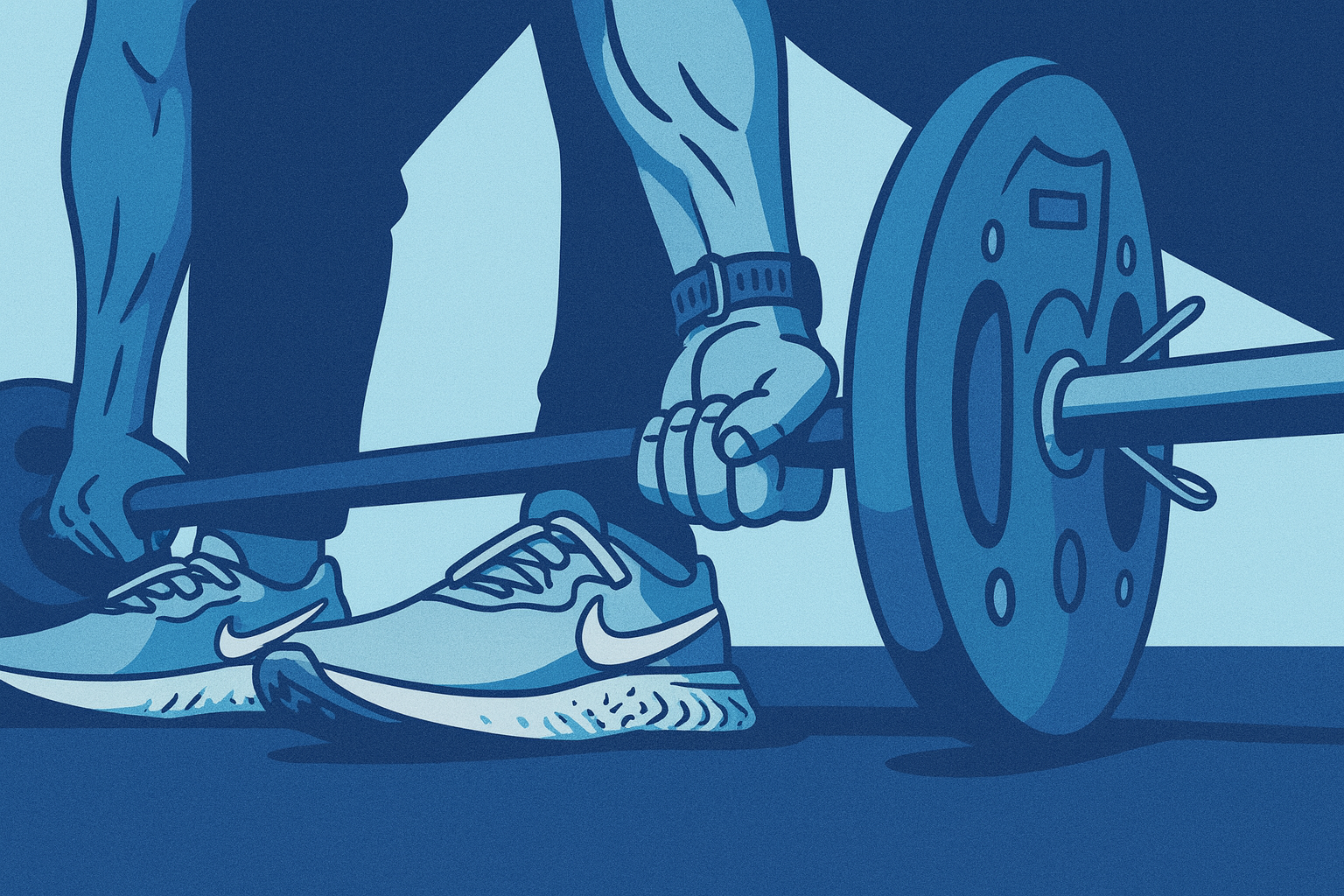 Diverse people working out in a gym